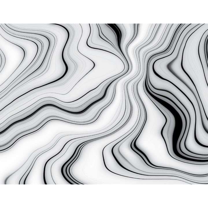 White Marble Monochromatic Acrylic Print