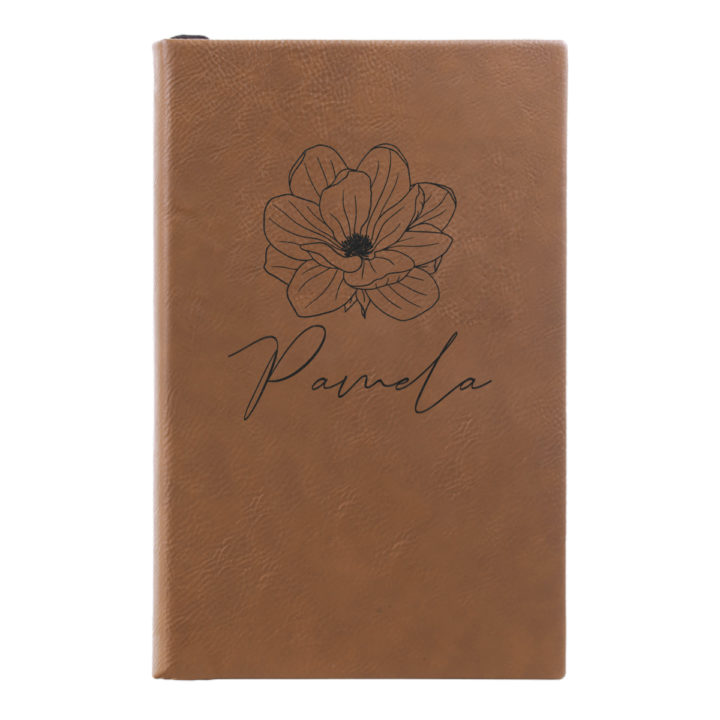 faux leather leatherette journal