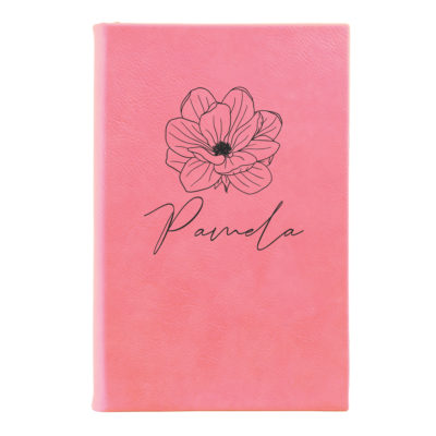 faux leather leatherette journal