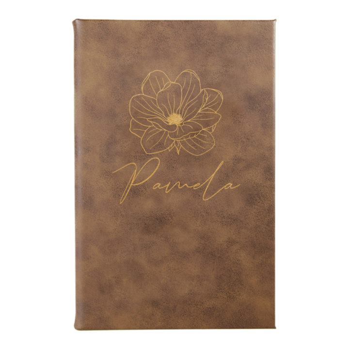 faux leather leatherette journal