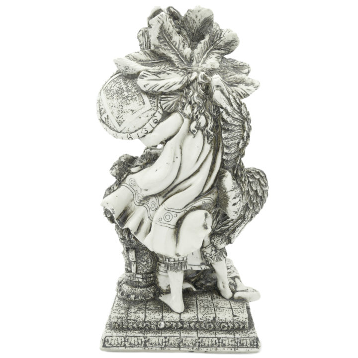 Aztec Warrior and Princess Sculpture - Image 5