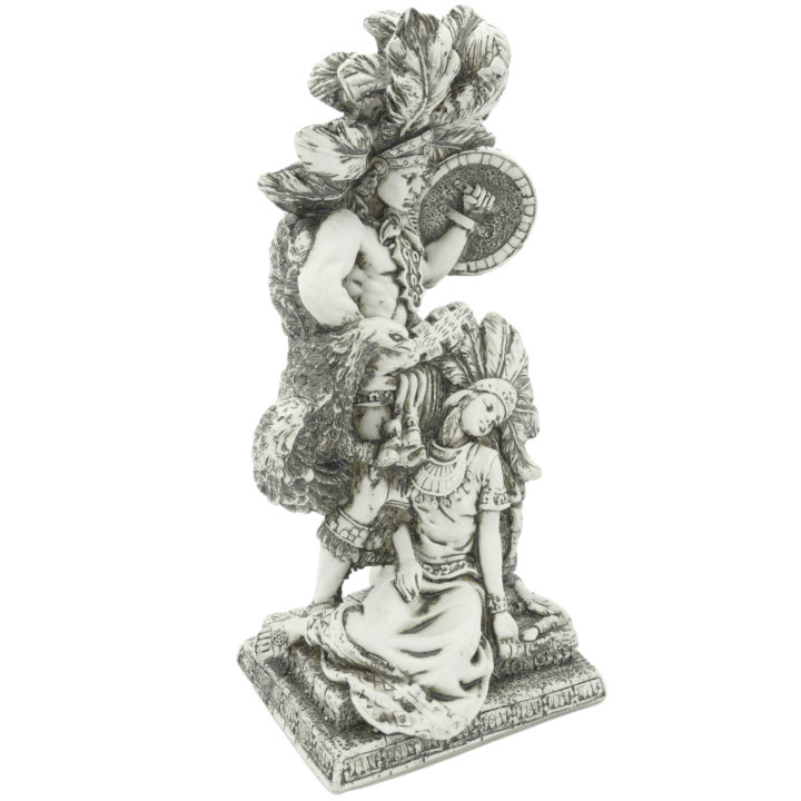 Aztec Warrior and Princess Sculpture - Image 6