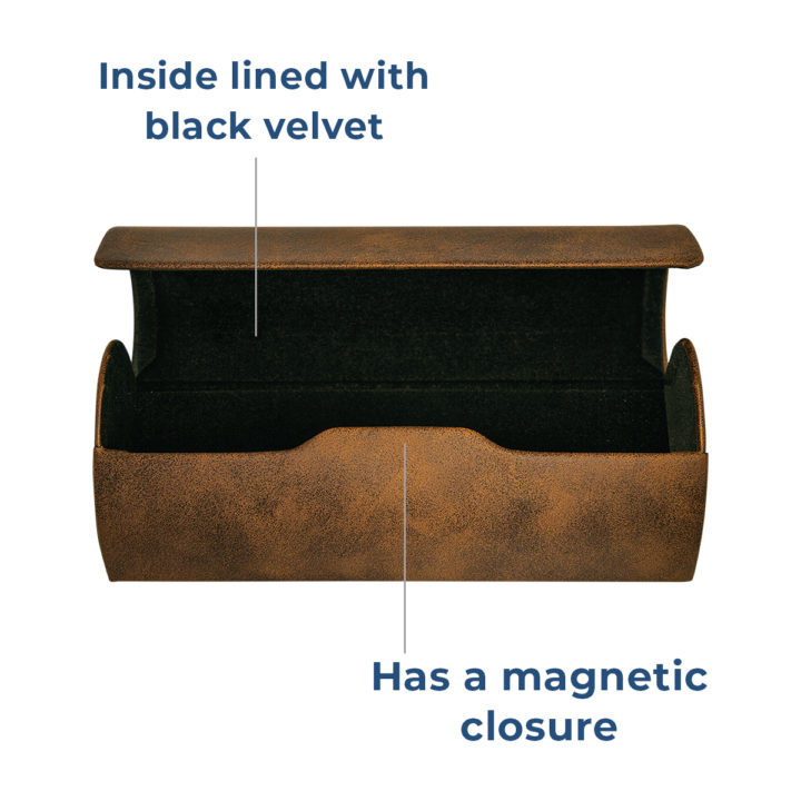 Personalized Leatherette Case for Glasses - Image 3