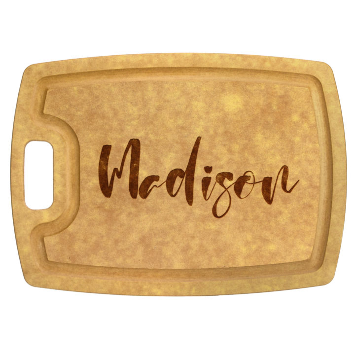 Personalized Composite Wood Cutting Board with Juice Groove - Image 4