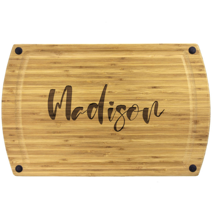 Personalized Dishwasher Safe Bamboo Carving Board - Image 5