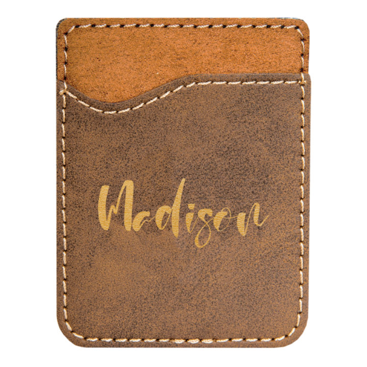 faux leather phone wallet