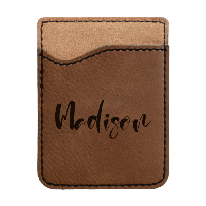 faux leather phone wallet