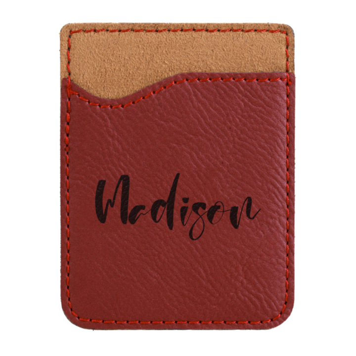 faux leather phone wallet