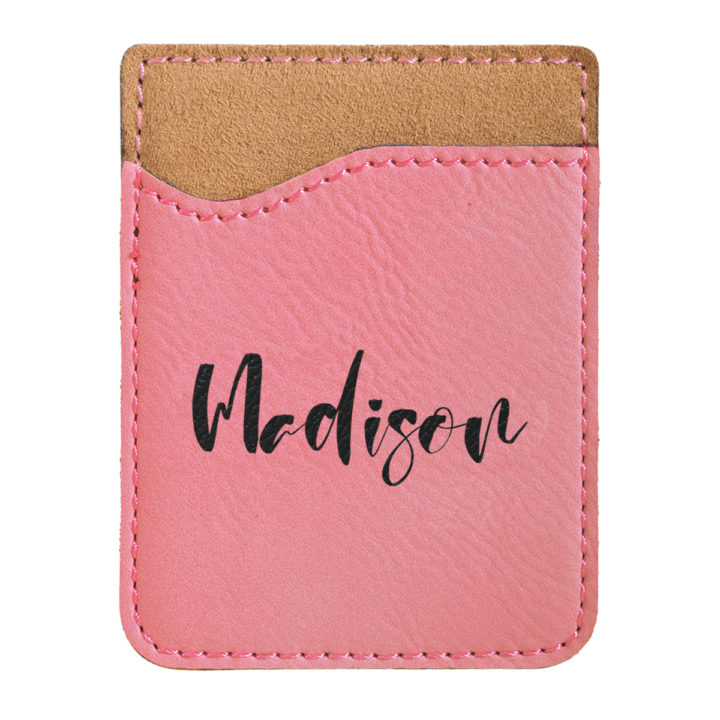 faux leather phone wallet