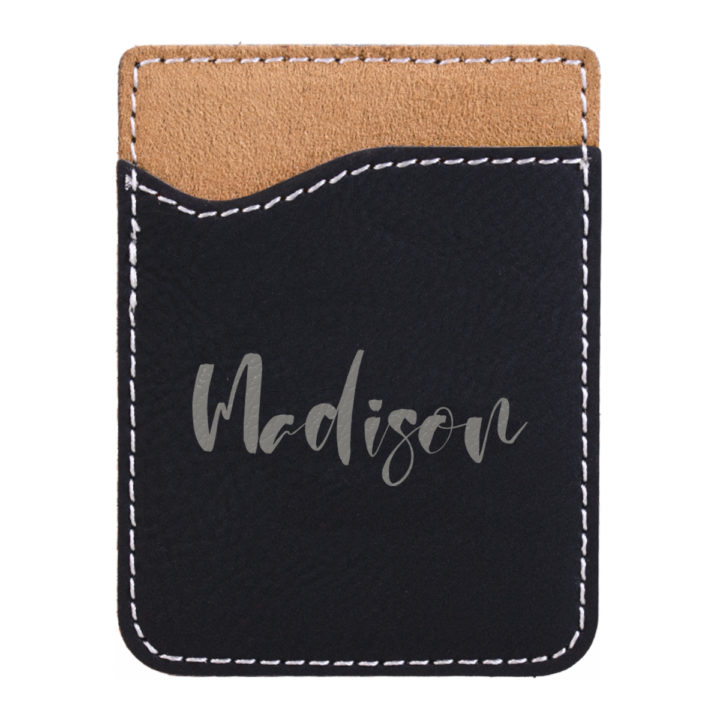 faux leather phone wallet