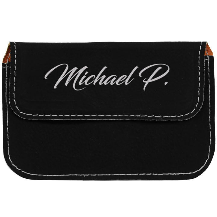 Personalized Leatherette Card Holder - Image 11