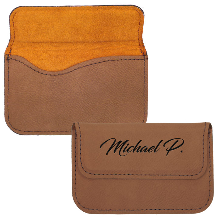 Personalized Leatherette Card Holder - Image 8