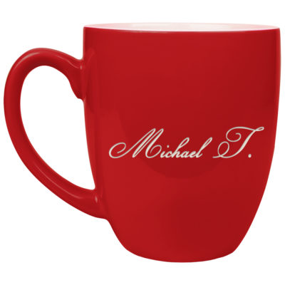 Personalized 16 oz. Bistro Ceramic Mug