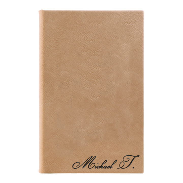 faux leather leatherette journal