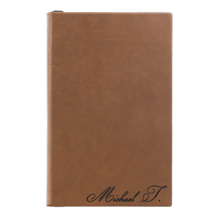 faux leather leatherette journal