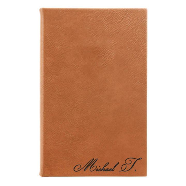 faux leather leatherette journal