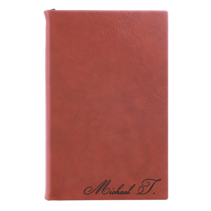 faux leather leatherette journal