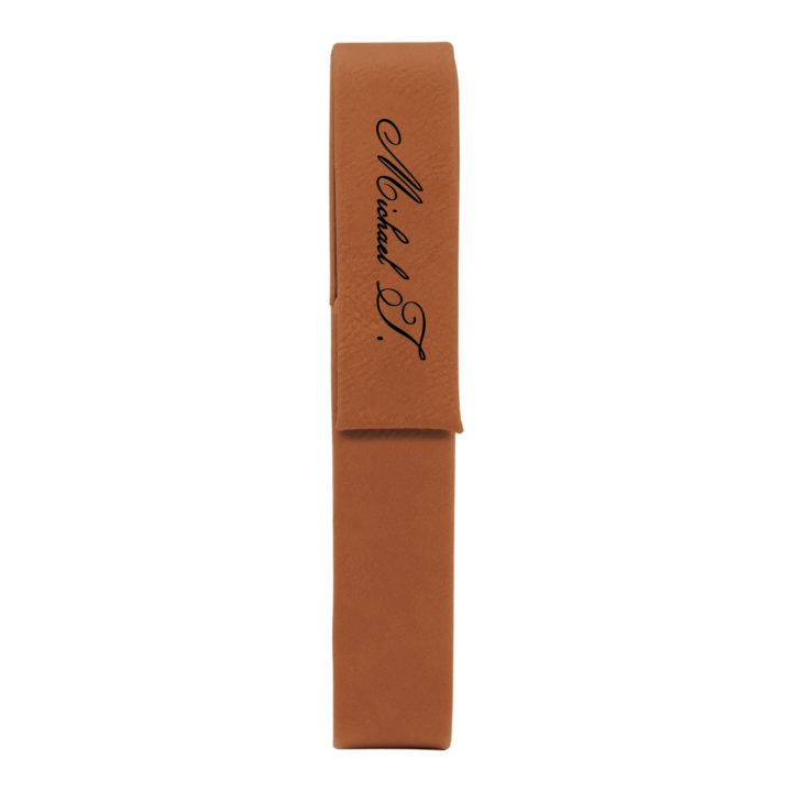 Personalized Leatherette Pen Case - Image 4
