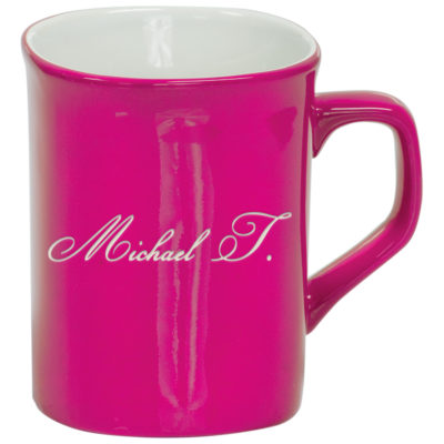 Personalized Rounded Corner Ceramic Mug