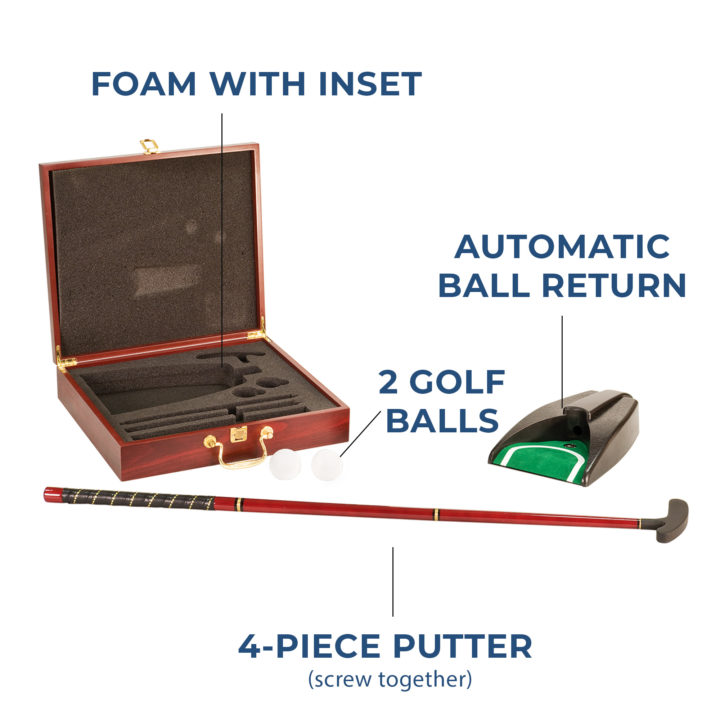 Personalized Monogram Executive Golf Putter Set - Image 2