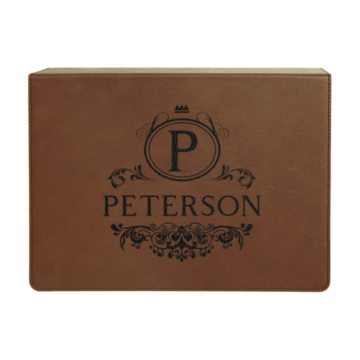 Personalized Hermes Leatherette 5 Piece Wine Tool Set - Image 6
