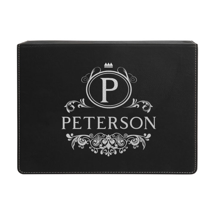 Personalized Hermes Leatherette 5 Piece Wine Tool Set - Image 3