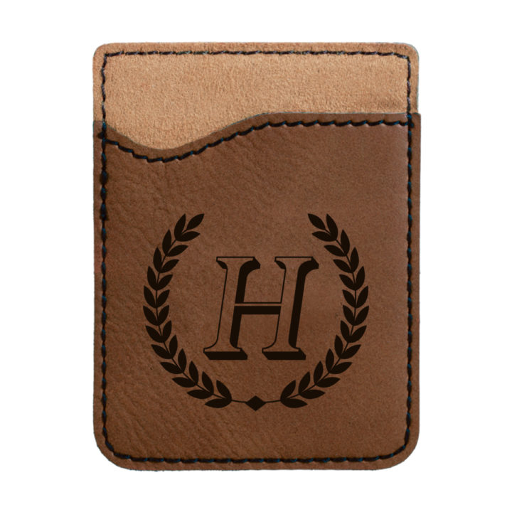 faux leather phone wallet