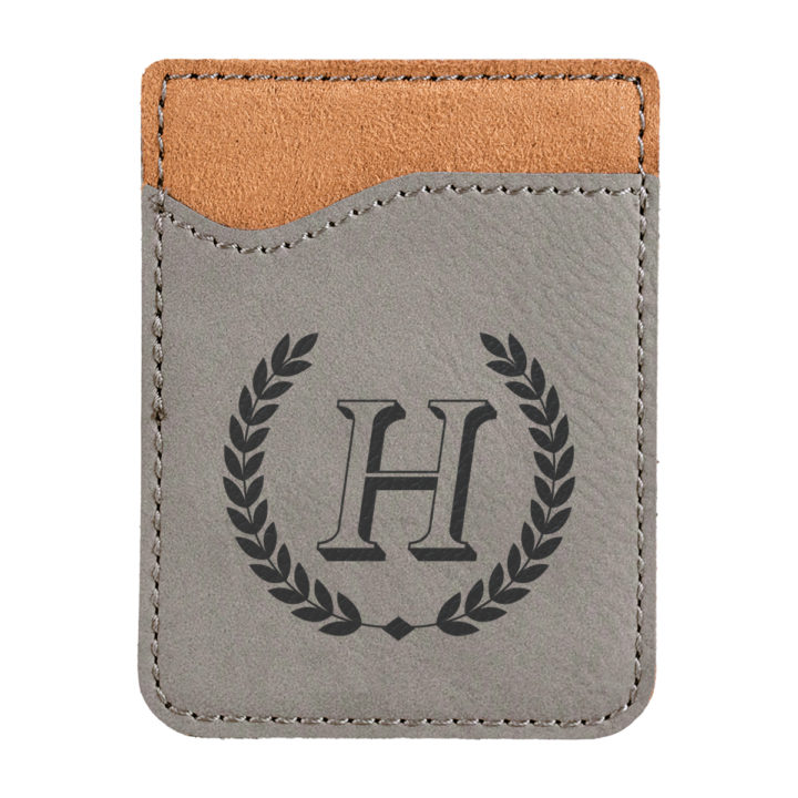 faux leather phone wallet