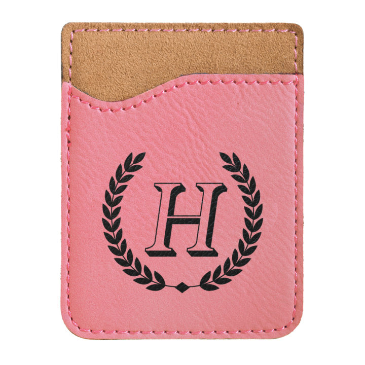 faux leather phone wallet