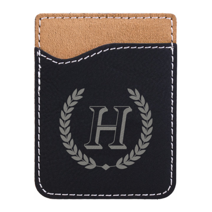 faux leather phone wallet