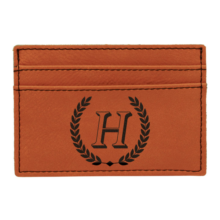 Personalized Horace Leatherette Wallet Clip - Image 9