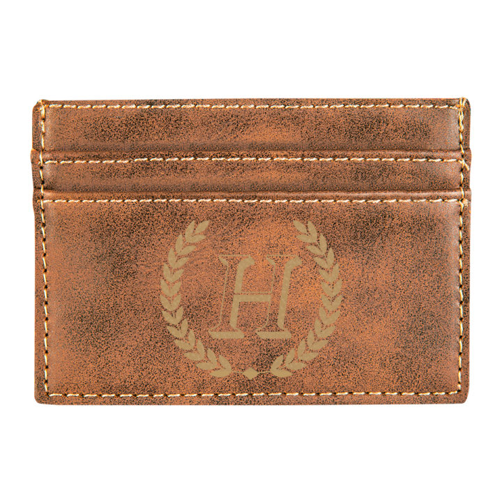 Personalized Horace Leatherette Wallet Clip - Image 10