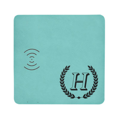 Personalized Leatherette Wireless Charging Pad