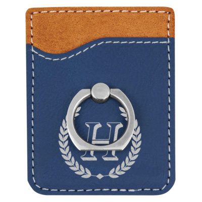 Personalized Horace Leatherette Phone Wallet with Ring Holder
