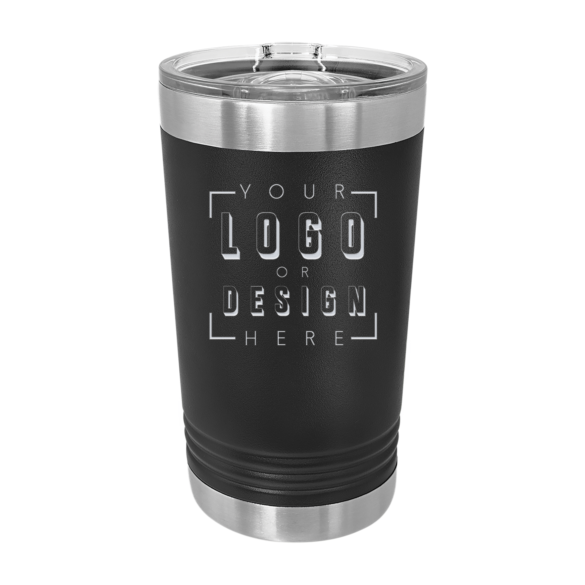 Personalized Insulated Stainless Steel Pint Tumbler