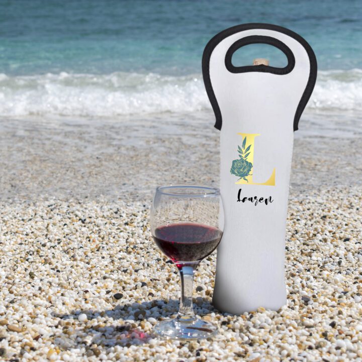 Personalized Insulated Wine Tote Bag