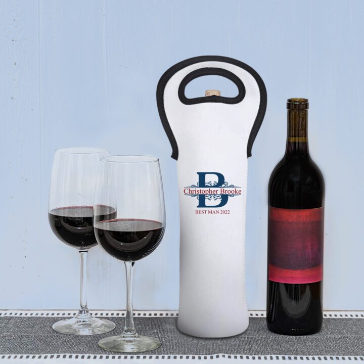 Personalized Insulated Wine Tote Bag