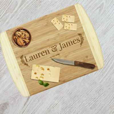 Personalized Bamboo Cutting board