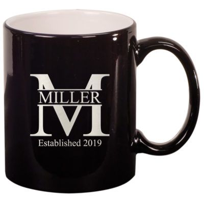 Personalized Monogram 11 oz. Ceramic Mug