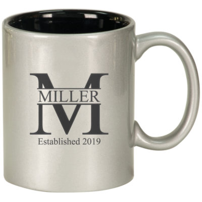 Personalized Monogram 11 oz. Ceramic Mug