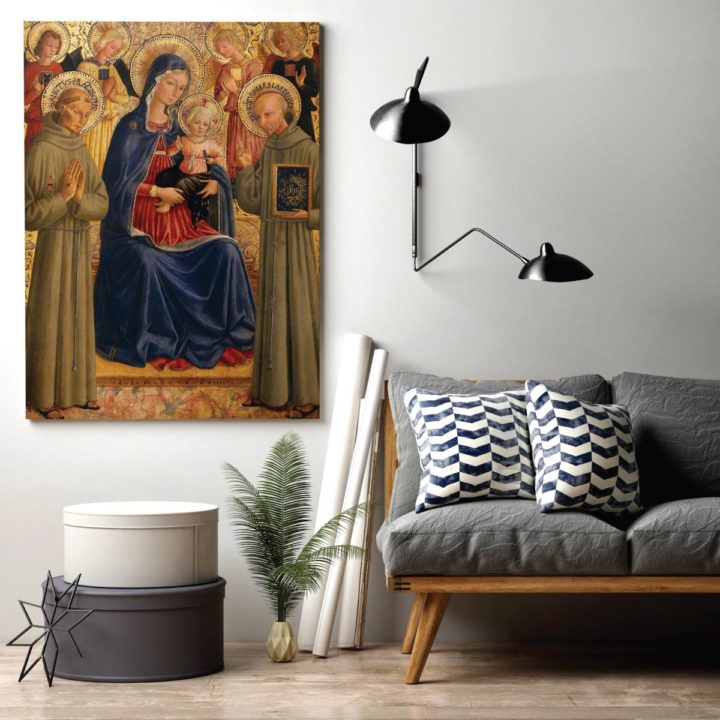 Bartolommeo Caporali, Madonna and Child Acrylic Print - Image 2