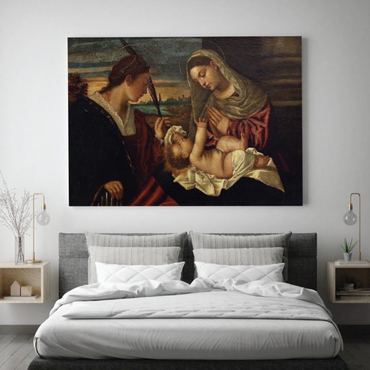 Polidoro da Lanciano: Madonna and Child Acrylic Print - Image 2