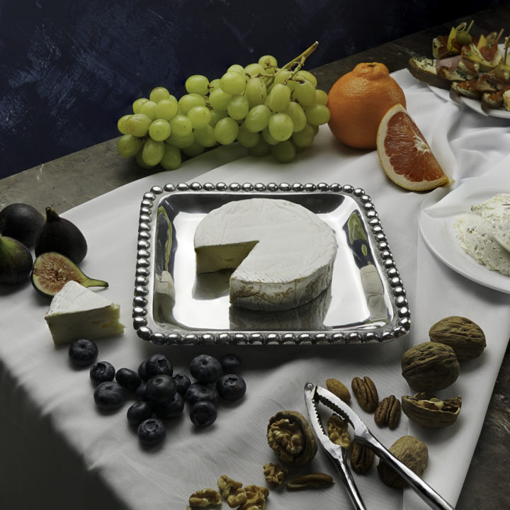 Personalized Square Pearl Tray - Image 3