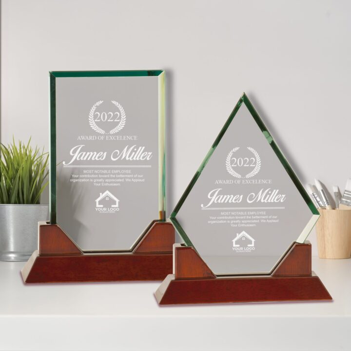 Prestige Glass with Piano Finish Diamond Award