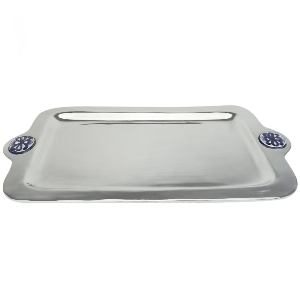 Talavera Pewter Large Serving Tray Sofias Gift Shop & Apparel
