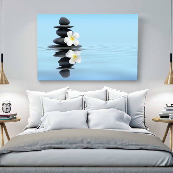Zen Massage Stones Acrylic Print - Image 2
